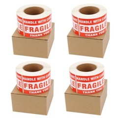 1-20 Rolls 3 x 5 Fragile Stickers Handle with Care Labels 500/Roll Free Shipping