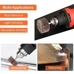 5PCS Drill Flap Wheel Sander 1-1/2x1x1/4″Flapper Sanding Grinding 40 80 120 Grit