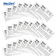 MacDent Bracket de Ortodoncia Dental Estándar Roth MBT.022/018 con Ganchos 3/345