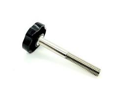 3/8″ Thumb Screw Bolts Black Round Clamping Hand Knob Stainless Steel