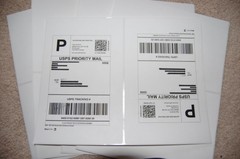 Round Corner-Shipping Labels-Made in USA-Self Adhesive-USPS UPS FED-8.5×11