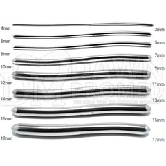 8 Pcs Hegar Dilator Set Uterine Urethral Diagnostic Cervical Sounds German Grade