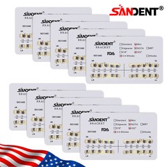 10 Packs Dental Orthodontic Braces Brackets Mini Roth 022″Slot 345 Hooks 200pcs