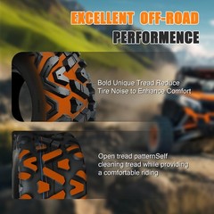 ATV UTV Tires 26×9-14 26×11-14 6-Ply All Terrain Tubeless Off-Road Set of 4