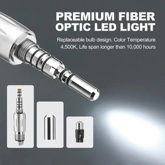 Dental 4 Hole Coupling LED Coupler for KAVO Multiflex Lux Fiber Optic Handpiece