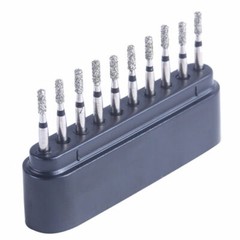 Dental Diamond Bur FG Grit SF-31S Straight Super Coarse Surgic High Speed AZDENT
