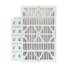 16x25x4 MERV 13 Pleated Air Filters by Glasfloss. 6 Pack (Actual Depth: 3-3/4″)