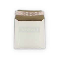 1-5000 6 x 6 EcoSwift CD/DVD Self Seal Photo Ship Flat Cardboard Envelope Mailer