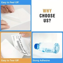 500Pack 500 4×6 Thermal Shipping Labels Foldable Any Prints Thermal LabelmPaper
