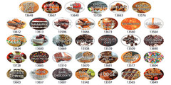 Food Flavor Labels 1.25″ x 2″ 500 labels per roll Stickers- Large Variety to Buy