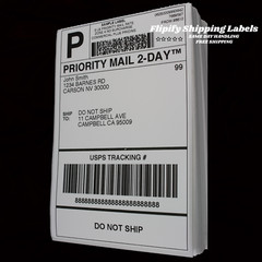 4000 4×6 Fanfold Direct Thermal Shipping Labels for Zebra & Rollo Printers