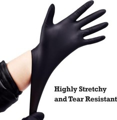 Black Nitrile Disposable Gloves Powder Latex Free | 3, 5, & 6 Mil & Size S – XXL
