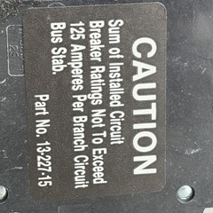 A240 Side Mount Clip CTL-yes Type A Challenger A240K MH240 2 Pole 40 Amp ~New!
