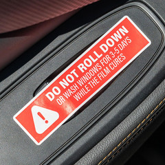 500Pcs Do Not Roll down Window Stickers, Removable Adhesive Warning Labels for A
