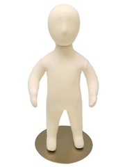 Kids 6 Month Old Flexible Full Body Mannequin Dress Form with Removable Head
