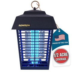 Flowtron Bug Zapper, 1/2 Acre of Coverage w/15W Bulb & 5600V Instant Killing