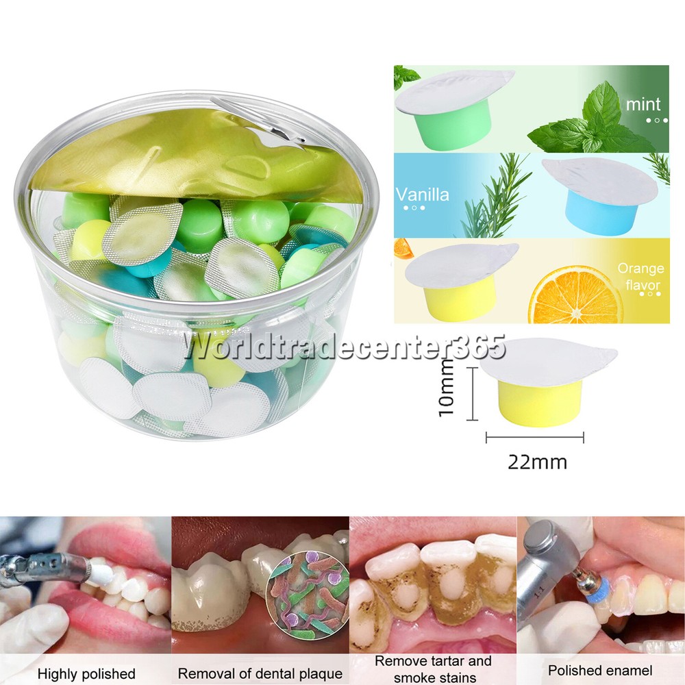 Dental Prophy Paste Prophylaxis Tooth Polish Stain Remover Unit Dose