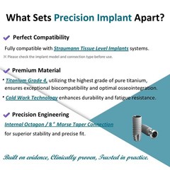 Evidence Implant Tissue Level Fixture Neck Dia 4.8/6.5 Octa FDA/CE Korea Made