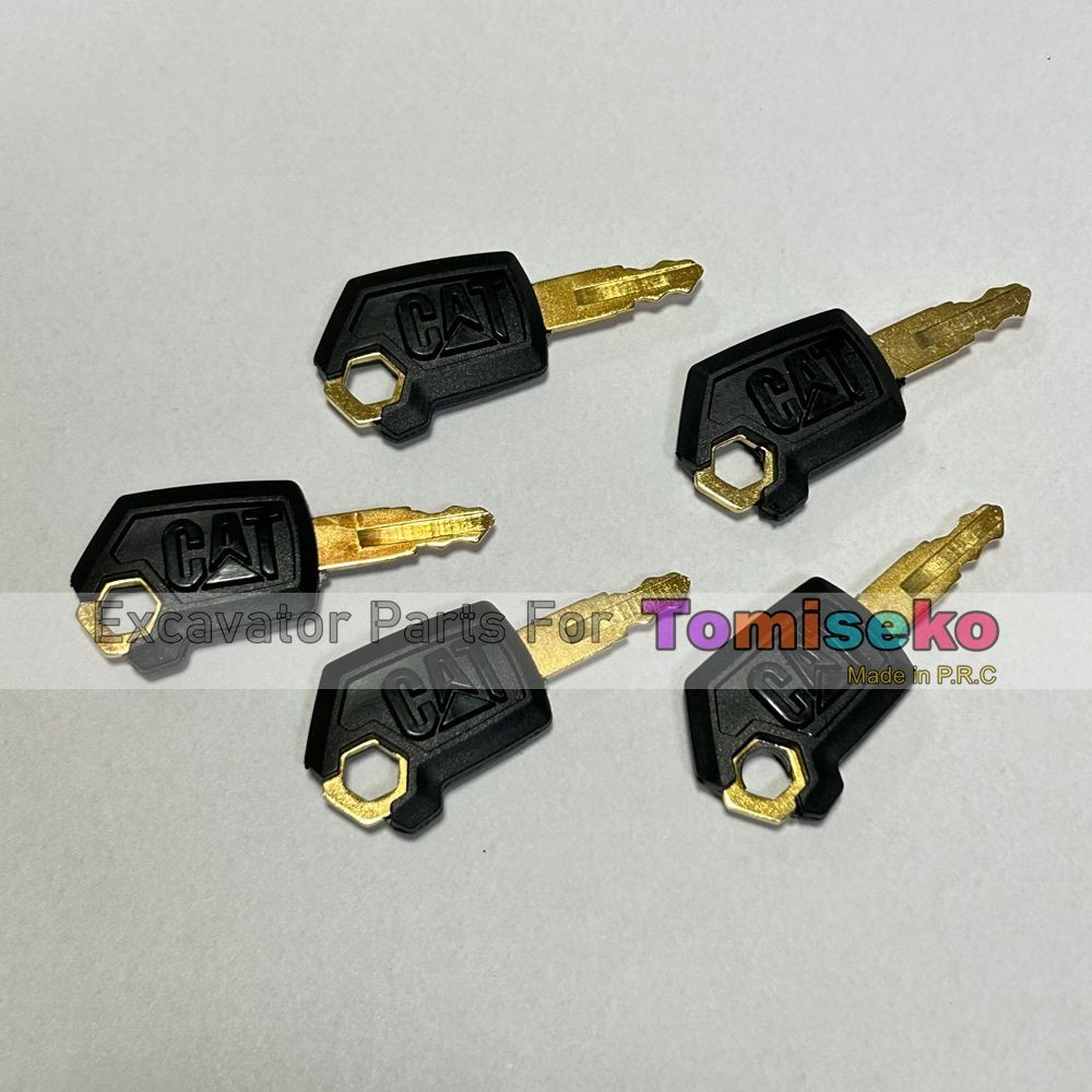 5pcs Ignition Keys 5P8500 5P-8500 For Caterpillar Heavy Equipment Excavator