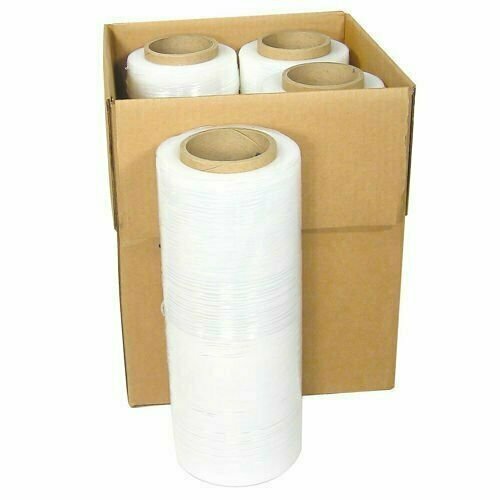 18″ x 1500FT 80 Gauge Pallet Wrap Stretch Film Shrink Hand Wrap 1500′ 1 Roll