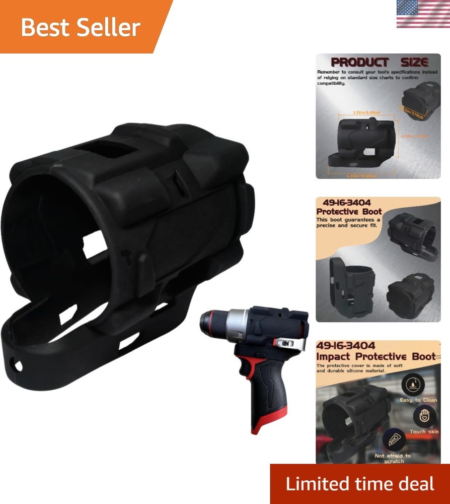Durable Rubber Protective Boot for M12 FUEL 1/2″ Hammer Drill, Easy Fit & Access