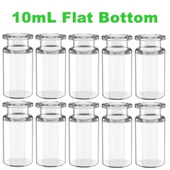 3000pcs 10ml 20mm Sample Vials Crimp Top Glass Bottle HPLC Beveled Edge Top ASTM