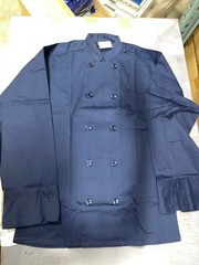 NWT New Navy Blue Chef Coat Jacket w/ Chest Pocket – Size Choice