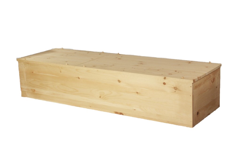 Eco Friendly Plain Pine Coffin