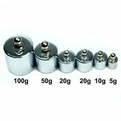200g calibration weight set with 5g 10g 20g 50g 100g weights