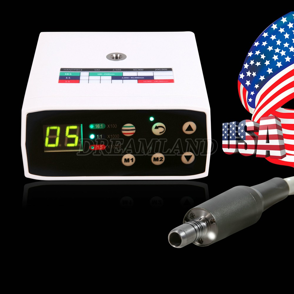 Dental Brushless LED Electric Motor/ 1:5 Fiber Optic Contra Angle Yabangbang