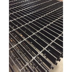 Zoro Select 20125S075-C2 A1011 Carbon Steel Rectangular Grating, Smooth, 24 In