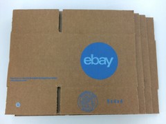 Ebay Branded Shipping Supplies Kit Lot Boxes Padded Envelopes Tape Tissue +