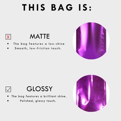 Many Different Sizes for 100 Flat Clear/Silver Metallized Foil Resealable Bags