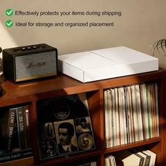 15 Sets Vinyl Record Mailers, 12.5″ X 12.5″ X 1″ LP Shipping Mailer Boxes, White