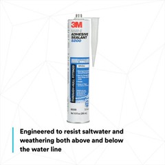 Marine Adhesive Sealant 5200 06500 Permanent Bonding and Sealing for Boats an…