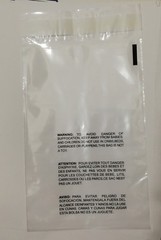 500 10×13 Self Seal Suffocation Warning Clear Poly Bags 1.5 mil Free Shipping