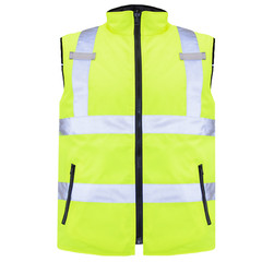 Hi Vis Visibility Reversible Bodywarmer Safety JORESTECH Vest