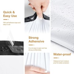 Poly Mailers Shipping Bags Mailing Envelope Large Package Bag 19×24″ 100 White