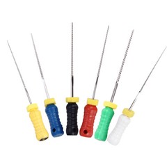 10 Packs Dental Endo Root Canal Files Hand Use K-Files Stainless Steel 21mm/25mm
