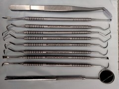 Dental Composite filling Carvers Restorative Double ended Instruments Set of 10