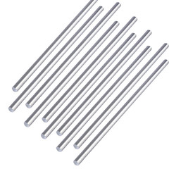 10 Pieces 1/4″ Aluminum 6061 round Rod 16″ Long Solid T6511 Extruded Lathe Stock