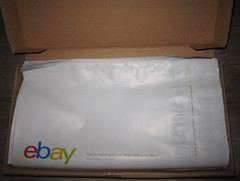 Box of 100 pcs Ebay branded poly mailer 6×9 flat shipping envelopes, # PJ1 6″x9″