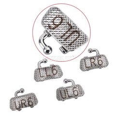5Packs Dental Orthodontic Bondable Buccal Tube ROTH 022 1st Molar Convertible