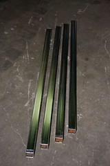 Steel Square Tubing, .062″ x 1″ x 1″ x 28″, 4 Piece Lot, Chrome Finish