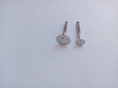 Dental Saw Disk Cutting Tool Set 2pcs 7mm & 10mm Latch Type 0.3mm