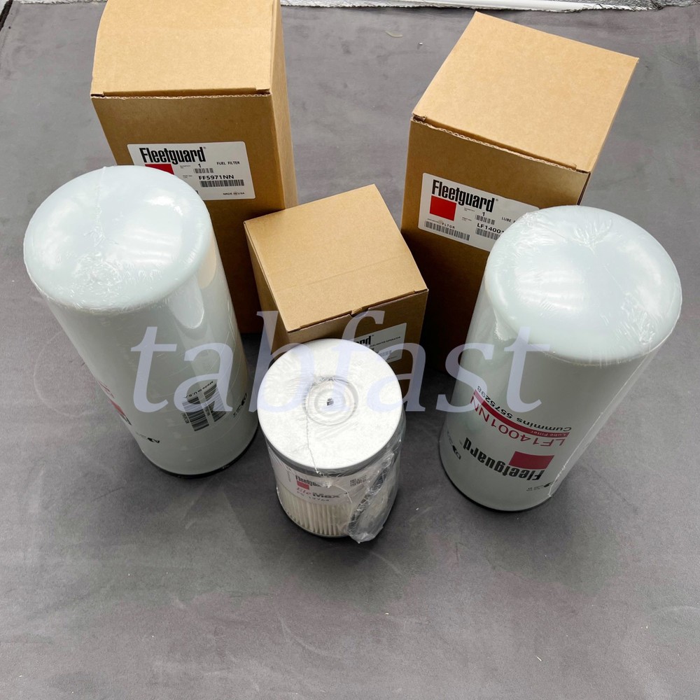 3ps Filters LF14001NN FF5971NN FS19764 for Fleetguard Cummins Engine Kit X15,X12