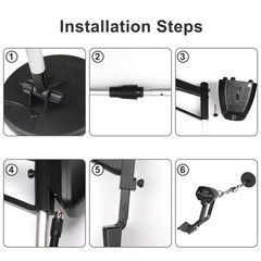 Metal Detectors Waterproof Gold Digger Deep Sensitive Hunter Coil Searcher
