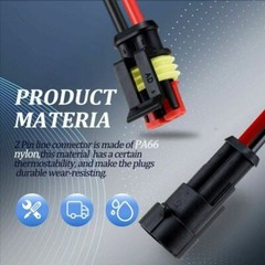 5/10 Sets Car Automotive Waterproof Electrical Wire Connector Plug 2/3/4/5/6 Pin