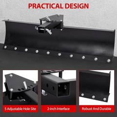 GARVEE 3Point 42″ Rear Tow Behind Box Scraper Grading Blade Attachment Implement