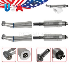 Dental Slow Low Speed Handpiece Push Contra Angle NSK Style Air Motor 4Holes
